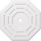 Ekena Millwork Westin Architectural Grade PVC Contemporary Ceiling Medallion, 40"OD x 3"ID x 16"C x 1"P CMP40WN-03000 - alternate 1